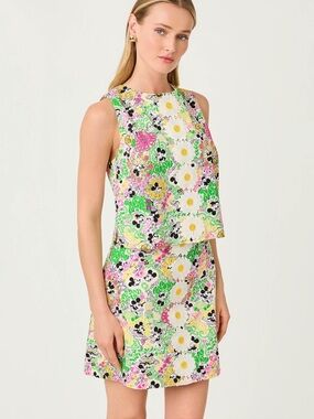 NWT Lilly Pulitzer Fairbanks mini skort multi throwback Disney size 16